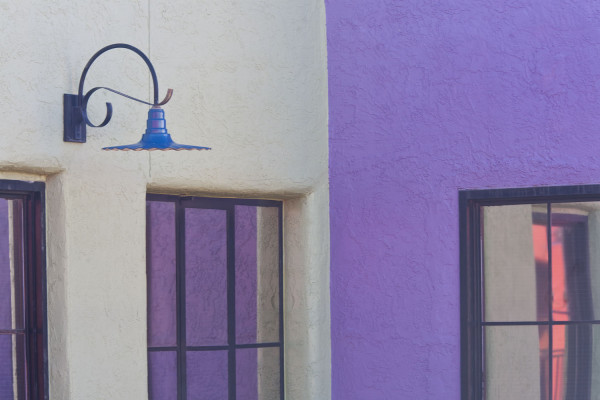 Lamp And Colors At La Placita